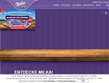 Tablet Screenshot of milka.at